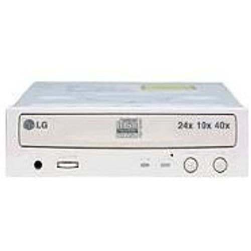 LG GCE 8240B - Lecteur de disque - CD-RW - 24x10x40x - IDE - interne - 5.25" - blanc