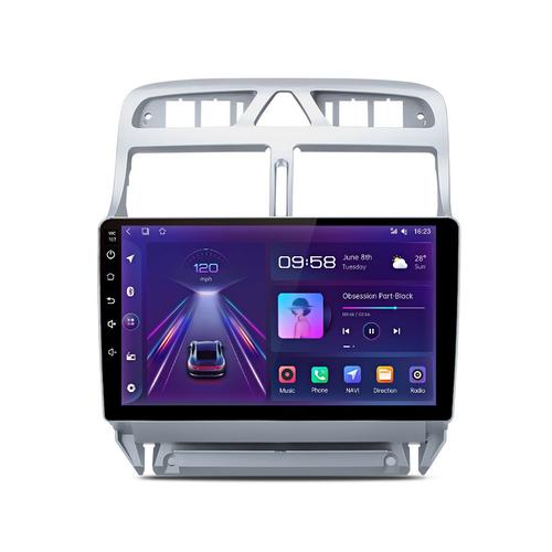 Junsun Autoradio pour Peugeot 307 307CC 307SW (2002-2013) Android 12 1GB+32GB] Ecran tactile 9 pouces WIFI Bluetooth RDS