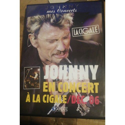 Dvd Johnny Hallyday En Concert À La Cigale Dec 06