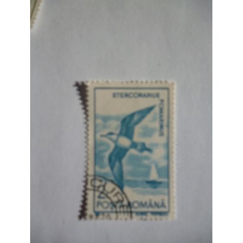 Timbre "Posta Romana :Stercocarius Pomarinus".1991