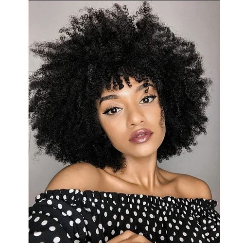 Perruques Classiques Pour Femmes : Cheveux Courts Et Bouclés 