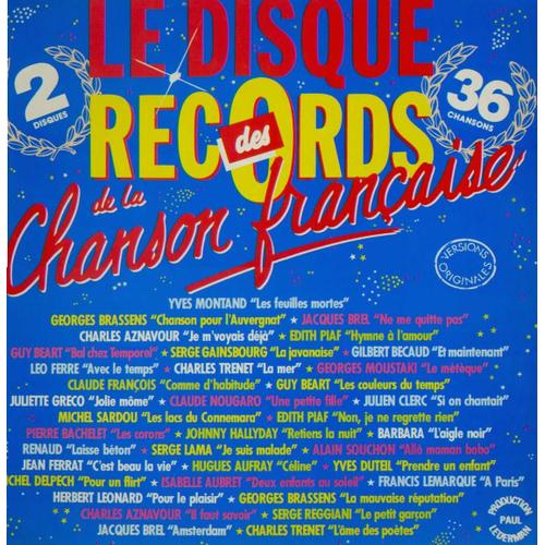Le Disque Des Records De La Chanson Française