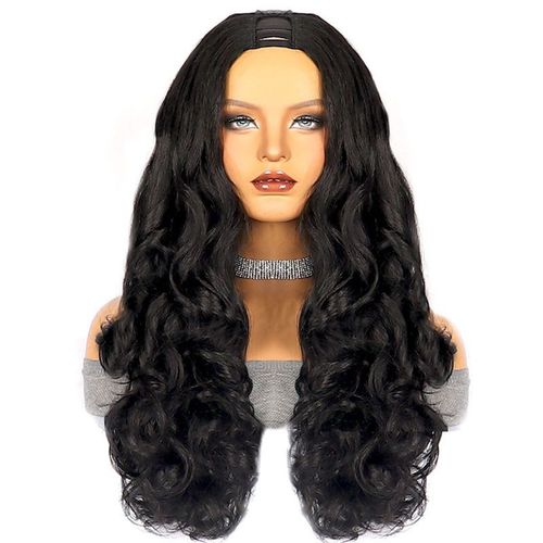 Perruques Pour Femmes, Ondulées, Avec Frange, Perruques En Cheveux Humains Naturels 