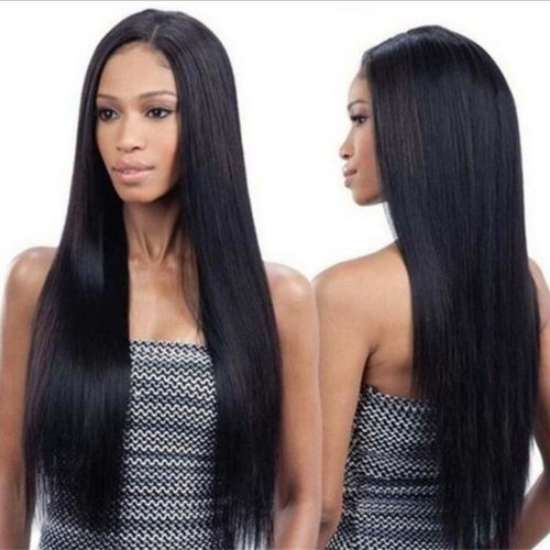 Perruque De Cheveux Véritables, Perruque Ondulée, Perruque Pour Femme Adaptée. 