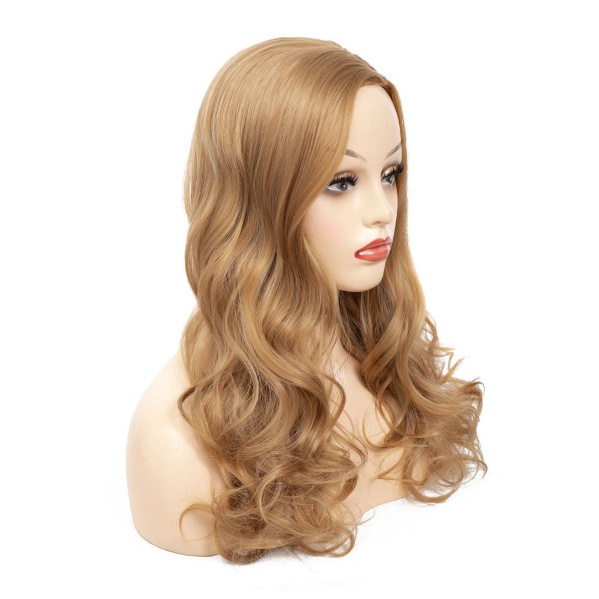 Perruque De Cheveux Humains Longue Et Ondule, Perruques Com... - 2
