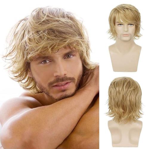 Perruques Blondes Pour Hommes 