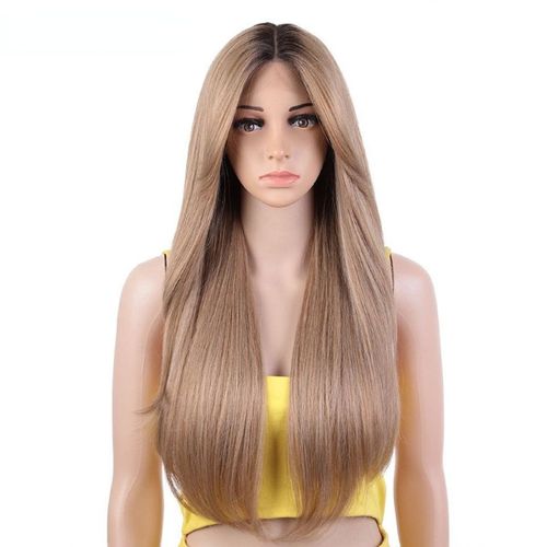 Perruque Avant Droite, Perruque Femme, Cheveux De Perruque Avant Moyen 