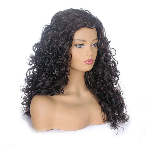Perruque Pour Femme Avec Frange Et Cheveux Raides, Idéale Pour Un Usage Quotidien. 