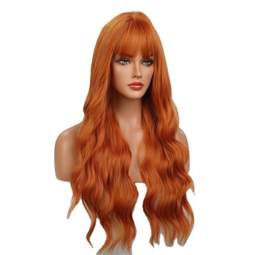 Perruques Longues Ondulées Pour Femmes, Perruques Avant En Cheveux Naturels 