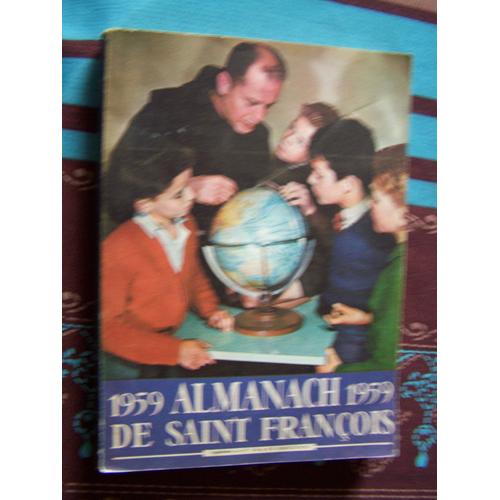 1959 Almanach De Saint Francois 1959 Supplément Au N°7 De La Vie Franciscaine