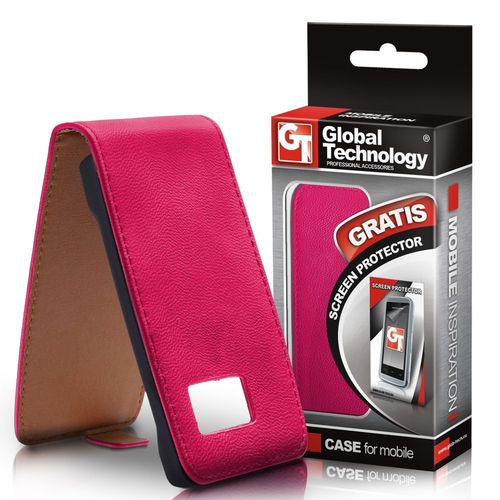 Gt Housse Verticale Exclusive Pour Htc One Mini (M4/601n) Rose + Film Protection