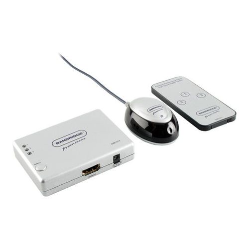 Bandridge Premium Performance Automatic 3 Way High Speed HDMI Switch - Commutateur vidéo/audio - 3 x HDMI - Ordinateur de bureau