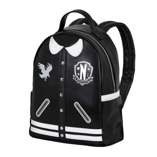 Sac à dos Casual - Marvel Mercredi Varsity Casual - Noir - Taille Unique