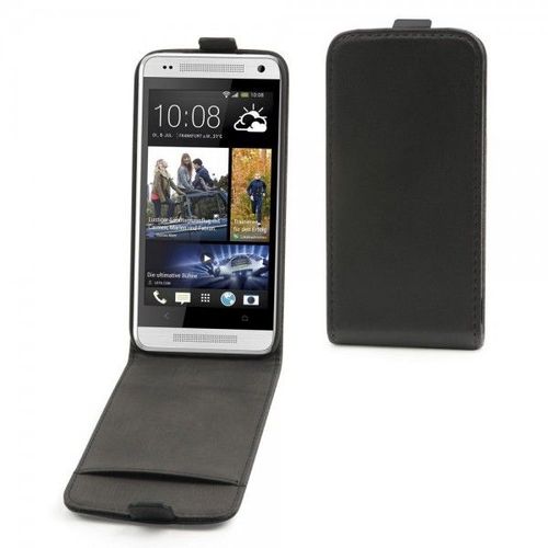 Housse / Etui À Clapet Noir Pour Htc One Mini