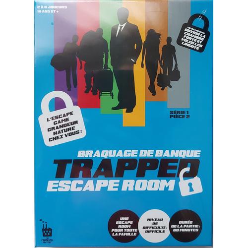 Escape Room - Braquage De Banque - Trapped - L'escape Game Grandeur Nature Chez Vous !