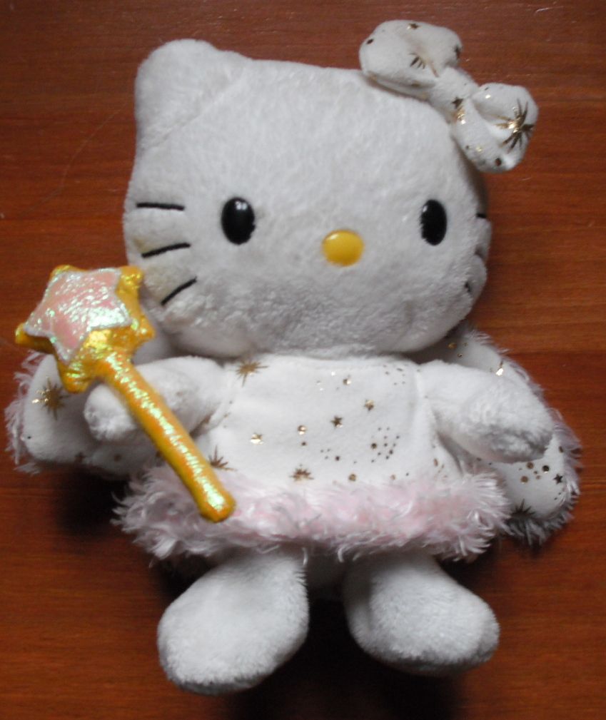 Peluche Hello Kitty géante 70 cm la fée