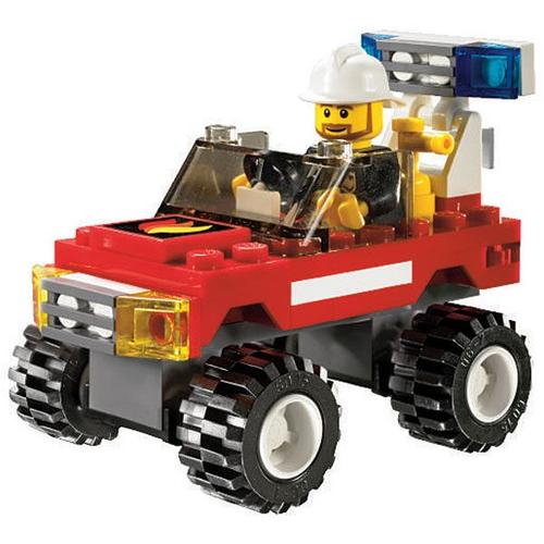 Lego ® 10x City 30001 polybag-Pompier avec Voiture-Nouveau/Neuf dans sa boîte 