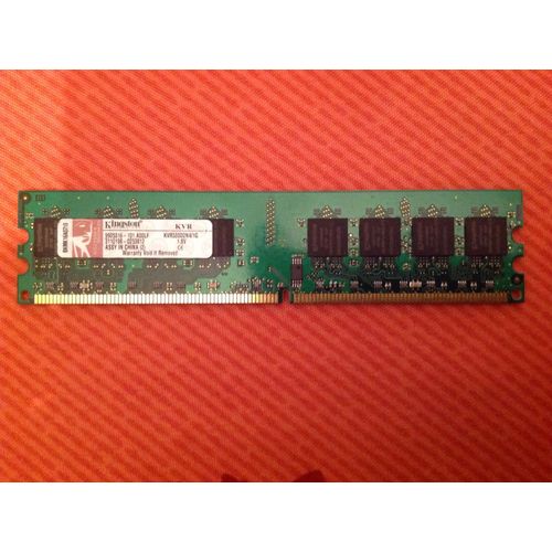 Kingston - Mémoire  - 1 Go DDR2 SDRAM PC4200 CL4 (KVR533D2N4/1G) - DIMM 168 broches
