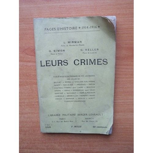 Leurs Crimes