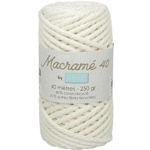 Bobine De Fil Macrame Cord 65 - Trimits Creme Ecru