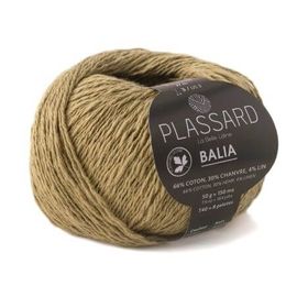 Pelote De Coton, Chanvre Et Lin À Tricoter Balia - Plassard 78 Vert