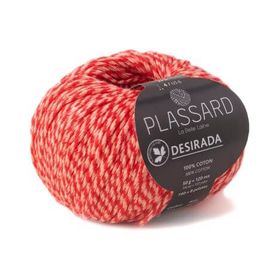 Pelote 100% Coton À Tricoter Desirada - Plassard 50 Orange