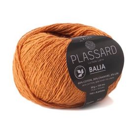 Pelote De Coton, Chanvre Et Lin À Tricoter Balia - Plassard 54 Orange