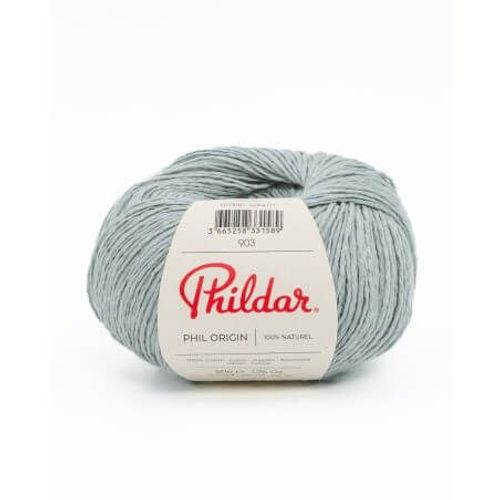 Fil De Coton À Tricoter Phil Origin - Phildar Amande Vert