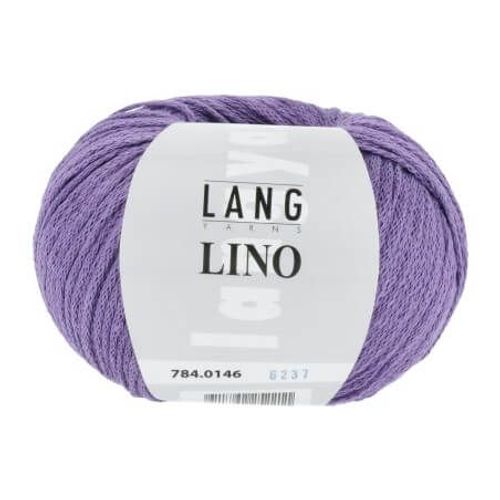 Pelote De Lin À Tricoter Lino - Lang Yarns 146 Violet