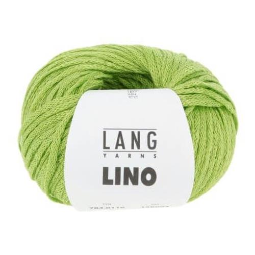 Pelote De Lin ? Tricoter Lino - Lang Yarns 116 Vert
