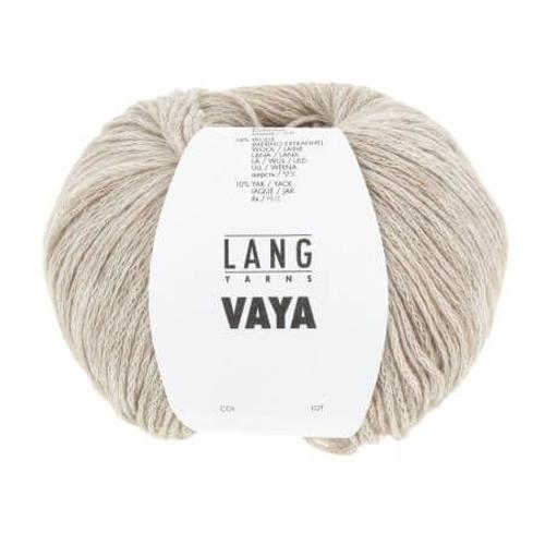 Pelote Exceptionnelle ? Tricoter Vaya - Lang Yarns 0094 Ecru