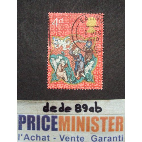 Royaume-Uni..  4d Scènes Bibliques : Noël . 1970 . Oblitéré.
