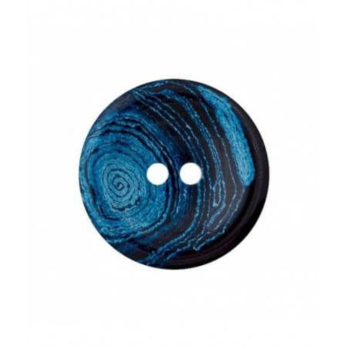 Boutons Recyclés 2 Trous 25 Mm X 1 - Prym Bleu Marine