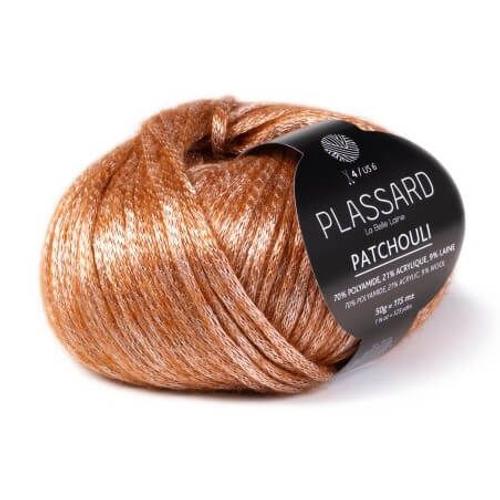 Pelote De Laine ? Tricoter Patchouli - Plassard 54 Marron