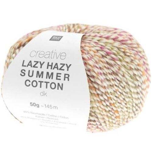 Pelote De Coton ? Tricoter Creative Lazy Hazy Summer Cotton - Rico Design 31 Beige