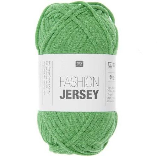 Pelote De Coton À Tricoter Fashion Jersey - Rico Design 27 Vert Herbe