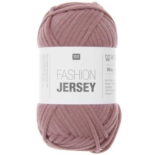 Pelote De Coton À Tricoter Fashion Jersey - Rico Design 24 Violet Baie