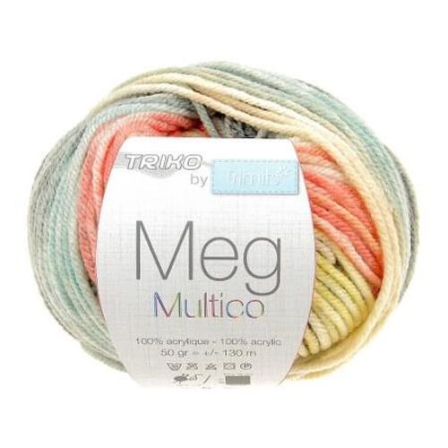 Fil À Tricoter Meg Multico - Distrifil Multicolore 103