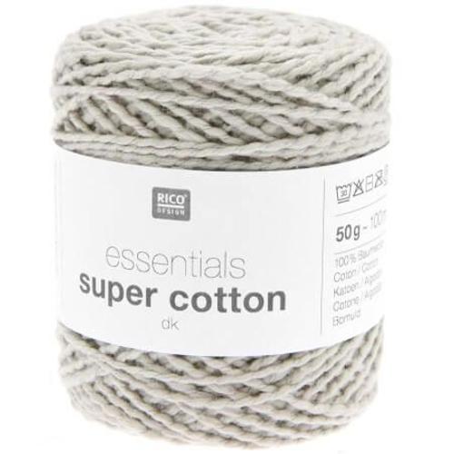 Pelote De Coton ? Tricoter Ou Crocheter Essentials Super Cotton Dk - Rico Design 05 Beige