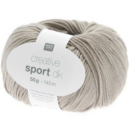 Coton ? Tricoter Creative Sport Dk - Rico Design 34 Marron Beige