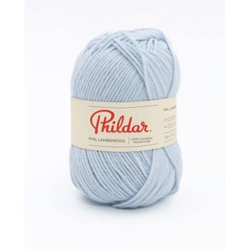 Pelote De Laine D'agneau À Tricoter Phil Lambswool - Phildar Bleu Ciel