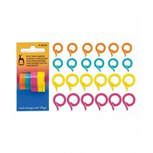 Anneaux Marqueurs 4 Tailles - Pony Multicolore