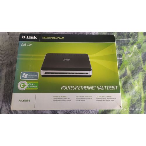 D-Link DIR-100 Routeur Ethernet Haut Débit