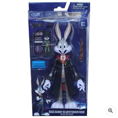 Warner Brothers 100 18cm Bugs Bunny In Gryffindor Robe Action Figure