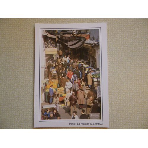 Carte Postale Du Marché Mouffetard À Paris