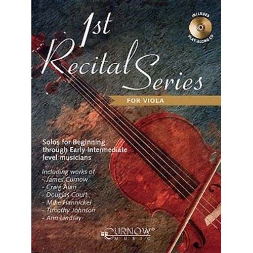 1st Recital Series For Viola + Cd