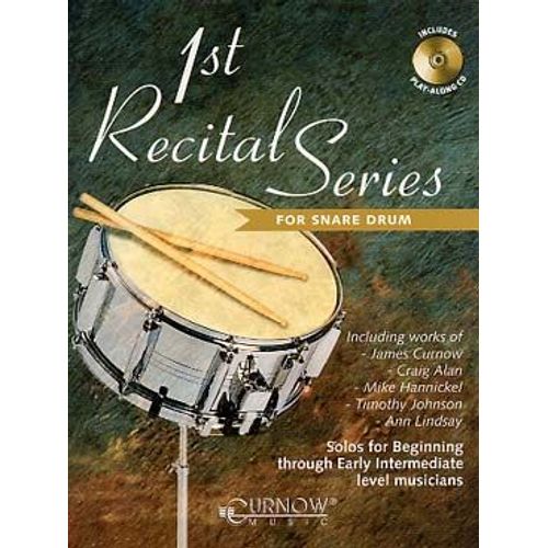 1st Recital Series For Snare Drum + Cd
