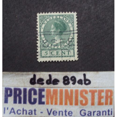 Pays-Bas..  5 Cent Nederland . La Reine Wilhelmina - Type "Veth" 1927 . Oblitéré.