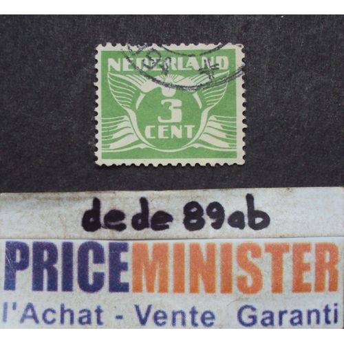 Pays-Bas..  3 Cent Nederland . Flying Dove (Colombe Volante Stylisée) 1927 . Oblitéré.