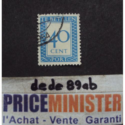 Pays-Bas..  40 Cent . " A Payer / Te Betalen " . 1947 . Oblitéré.